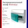 Распределительный шкаф ABB Mistral41, 12 мод., IP41, навесной, термопласт, зеленая дверь, 1SPE007717F0421