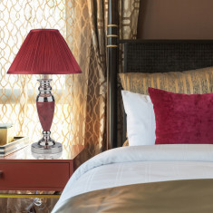 Настольная лампа 008/1T MRD (бордо) &mdash; Multielectrika