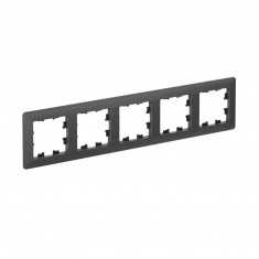 Рамка на 5 постов Systeme Electric AtlasDesign Air базальт &mdash; Multielectrika