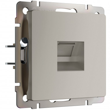 Розетка Ethernet RJ-45 (дымчатый) W1281004 &mdash; Multielectrika