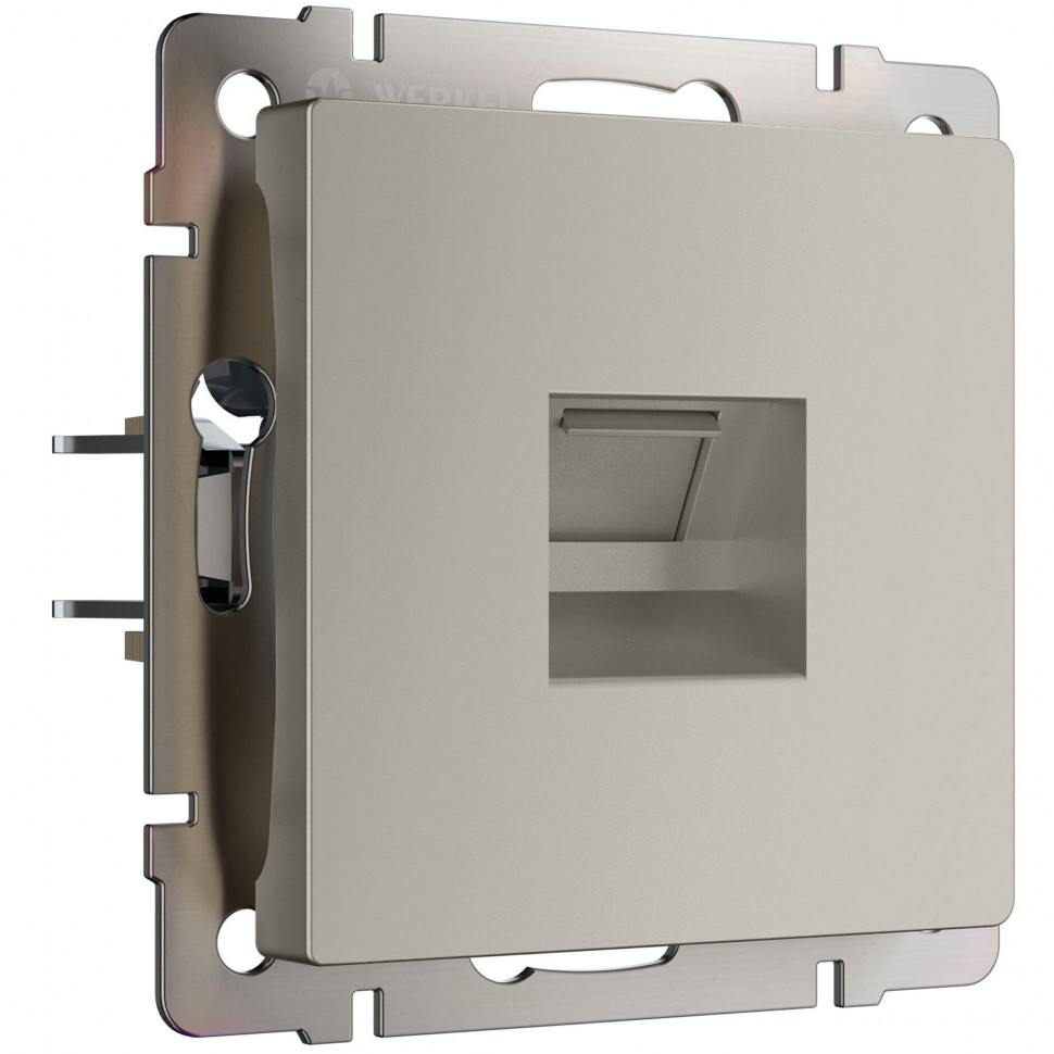 Розетка Ethernet RJ-45 (дымчатый) W1281004 фото 1 &mdash; Multielectrika