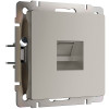 Розетка Ethernet RJ-45 (дымчатый) W1281004 фото 1 &mdash; Multielectrika