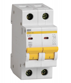 Автоматический выключатель ВА47-29 2Р 32А 4,5кА характеристика С IEK MVA20-2-032-C &mdash; Multielectrika