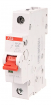 Рубильник 1-полюсный ABB SD201/63 рычаг красный 2CDD281101R0063 фото 2 — Multielectrika