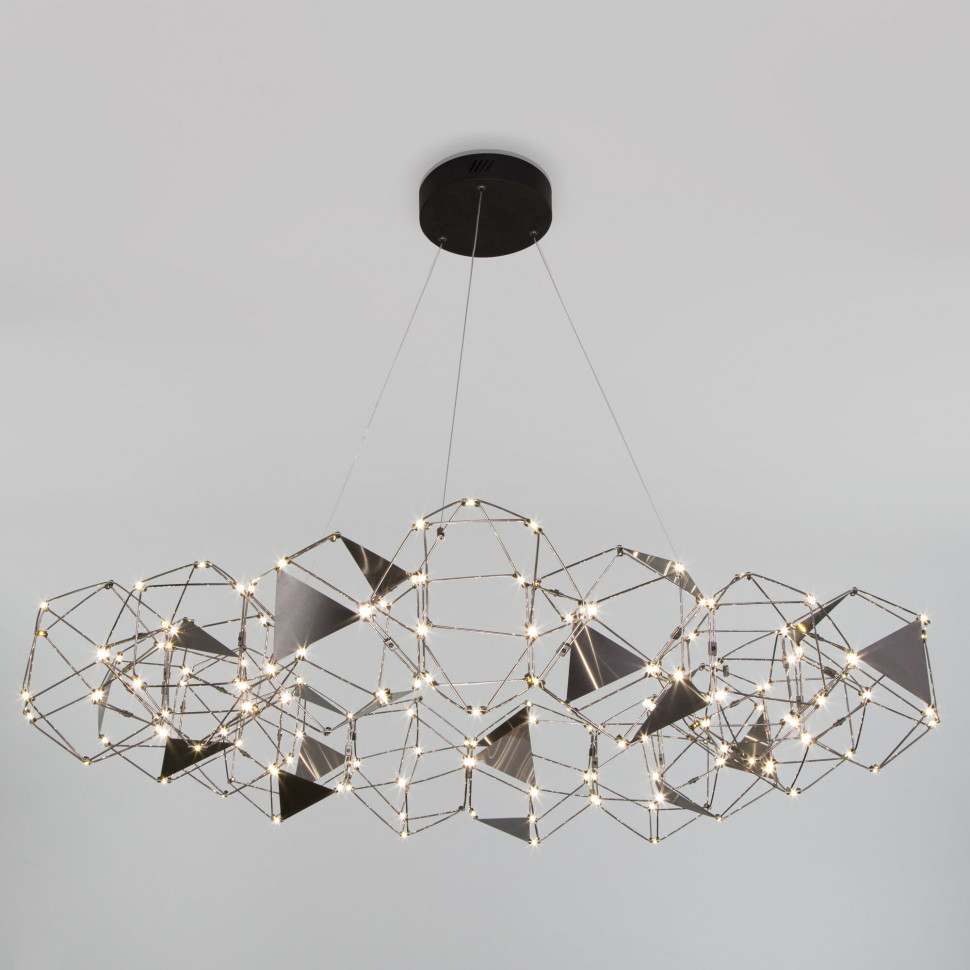 Подвесной светильник 90369/15 черный жемчуг фото 1 &mdash; Multielectrika