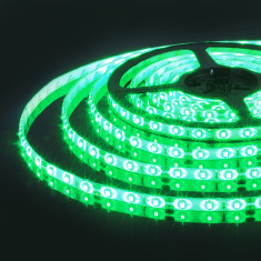 Светодиодная лента 12 В 4,8 Вт/м 60 Led/м 2835 IP65, зеленый, 5 м Лента светодиодная 12V 4,8W 60Led 2835 IP65 зеленый, 5м &mdash; Multielectrika