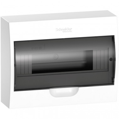 Корпус навесной Systeme Electric City9 Box с проз. дверцей 1ряд/12мод — Multielectrika