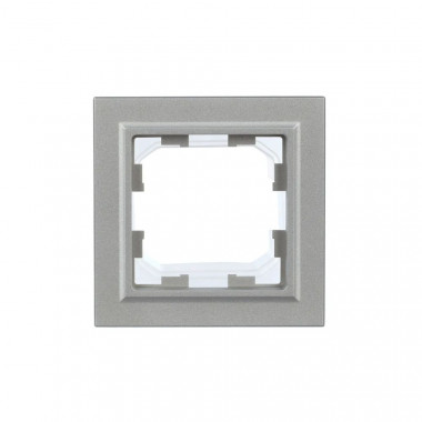 Рамка на 1 пост IP44 IEK Brite РУ-1-БрА-44 алюминий — Multielectrika