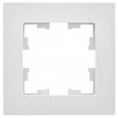 Рамка на 1 пост IEK Brite РУ-1-Бр белый рифленый — Multielectrika