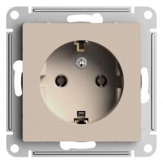 Розетка силовая Systeme Electric AtlasDesign 16А, песочный &mdash; Multielectrika
