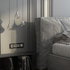 Рамка из металла на 4 поста АluMax черный алюминий W0043508 фото 4 &mdash; Multielectrika