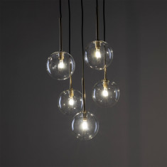Подвесной светильник со стеклянными плафонами 5943 Nilos &mdash; Multielectrika