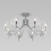 Потолочная люстра со стеклянными рассеивателями 60135/8 хром фото 3 — Multielectrika