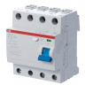 Выключатель дифференциальный УЗО ABB F204 A S-63/0,3 4Р тип A S селективное 63A 300mA 2CSF204201R3630