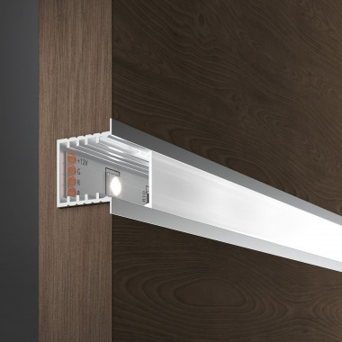 Встраиваемый алюминиевый профиль для светодиодной ленты LL-2-ALP017 — Multielectrika