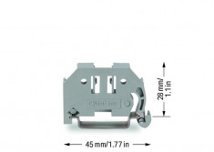 Безвинтовой оконечный стопор WAGO 249-116 &mdash; Multielectrika