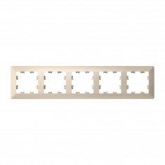 Рамка на 5 постов Systeme Electric AtlasDesign Air бежевый &mdash; Multielectrika