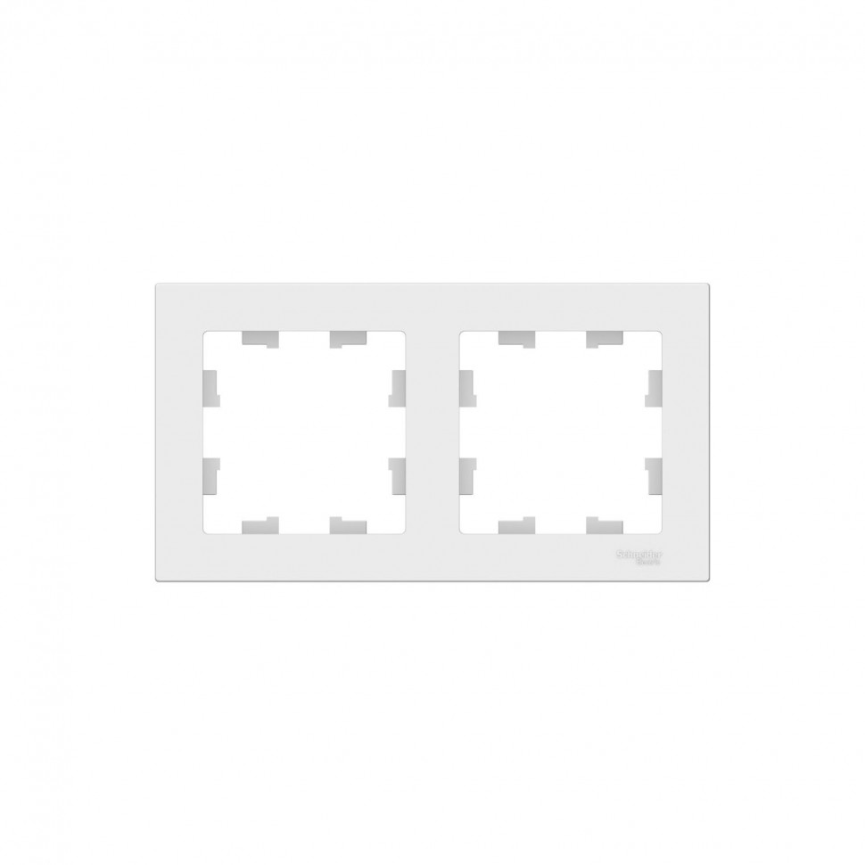 Рамка на 2 поста Systeme Electric AtlasDesign лотос фото 1 — Multielectrika