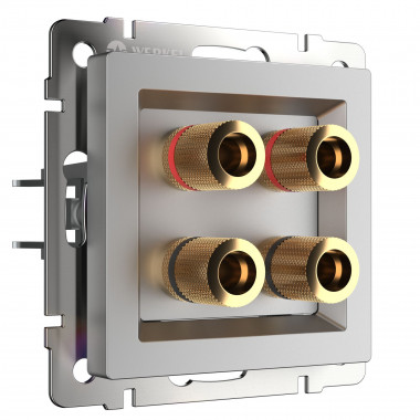 Акустическая розетка (серебряный) W1185006 — Multielectrika