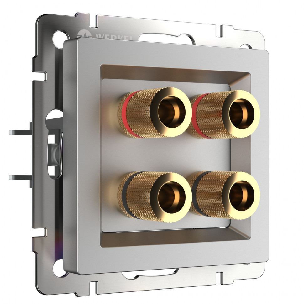 Акустическая розетка (серебряный) W1185006 фото 1 — Multielectrika