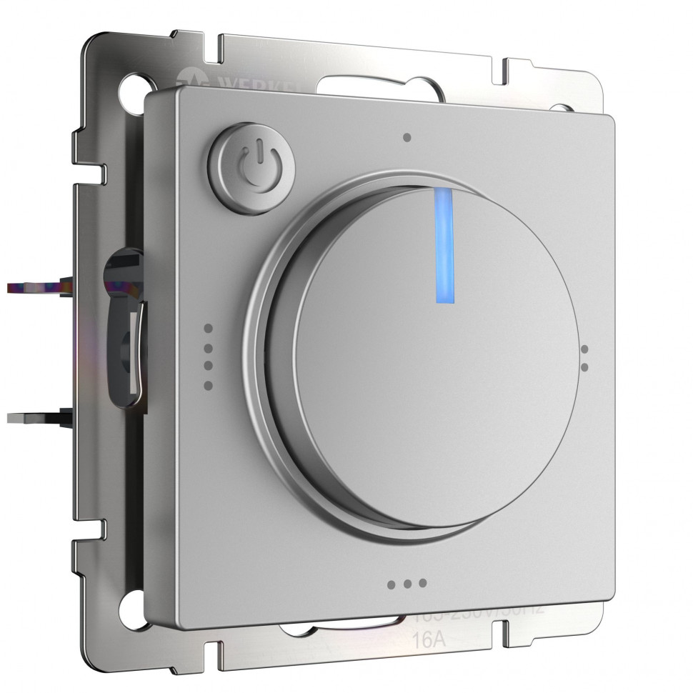 Терморегулятор электромеханический для теплого пола серебряный W1151106 фото 1 — Multielectrika