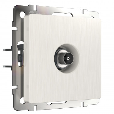 ТВ-розетка оконечная (перламутровый рифленый) W1183013 — Multielectrika