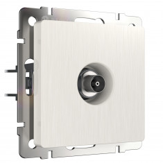 ТВ-розетка оконечная (перламутровый рифленый) W1183013 &mdash; Multielectrika