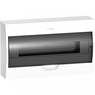 Корпус навесной Systeme Electric City9 Box с прозрачной дверцей 1ряд/18мод — Multielectrika