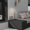 Рамка из металла на 3 поста АluMax черный алюминий W0033508 фото 3 &mdash; Multielectrika