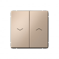 Выключатель для жалюзи Systeme Electric ArtGallery 10А, песочный &mdash; Multielectrika