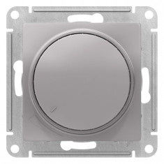 Светорегулятор поворотно-нажимной Schneider Electric Atlas Design 630 Вт, алюминий &mdash; Multielectrika