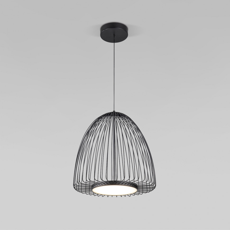 Подвесной светодиодный светильник 40010/1 LED черный фото 1 — Multielectrika Подвесной светодиодный светильник 40010/1 LED черный фото 1 — Multielectrika
