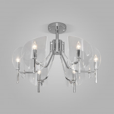 Классическая люстра с плафонами 60135/6 хром &mdash; Multielectrika