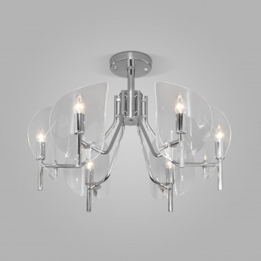 Классическая люстра с плафонами 60135/6 хром — Multielectrika