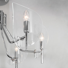 Классическая люстра с плафонами 60135/6 хром &mdash; Multielectrika