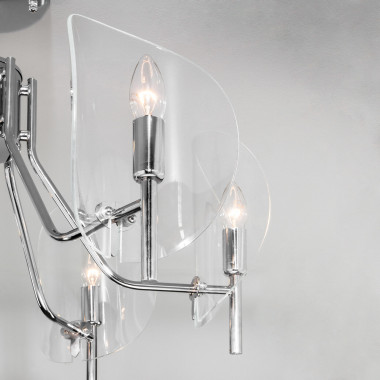 Классическая люстра с плафонами 60135/6 хром — Multielectrika