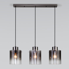 Подвесной светильник со стеклянными плафонами 50227/3 дымчатый &mdash; Multielectrika