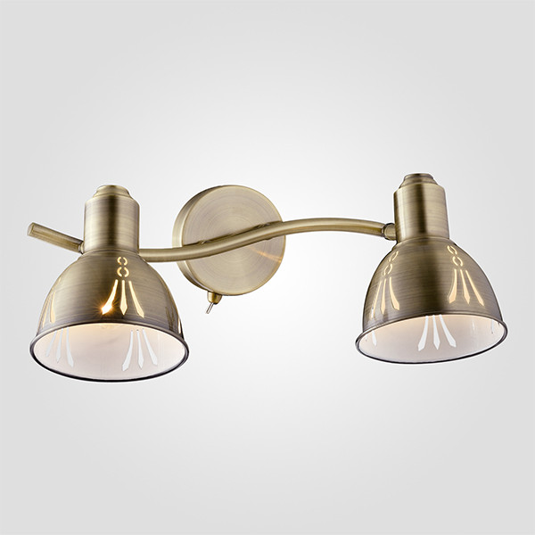 Настенный светильник в стиле лофт 20052/2 античная бронза фото 1 &mdash; Multielectrika