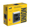 Корпус пластиковый IEK UNION Compact ЩРН-П-18 IP41 черная прозрачная дверь фото 3 — Multielectrika