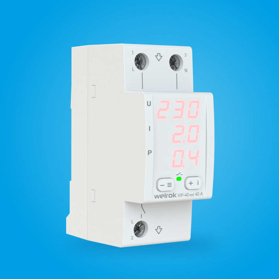 Многофункциональное реле Welrok VIP-40 red фото 1 — Multielectrika