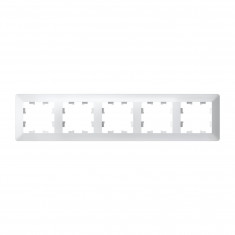 Рамка на 5 постов Systeme Electric AtlasDesign Air белый &mdash; Multielectrika