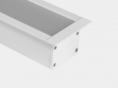Алюминиевый профиль Design LED LE 4932, 2500 мм, белый &mdash; Multielectrika