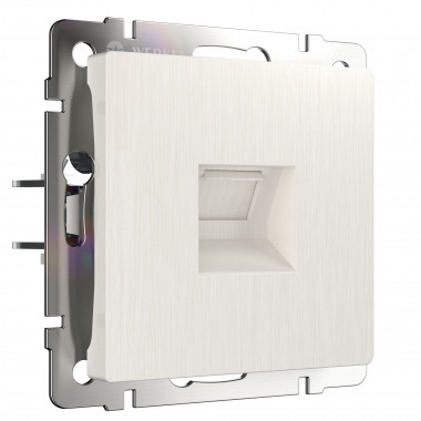 Розетка Ethernet RJ-45 (перламутровый рифленый) W1181013 &mdash; Multielectrika