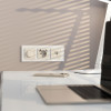 Розетка Ethernet RJ-45 (перламутровый рифленый) W1181013 фото 4 &mdash; Multielectrika