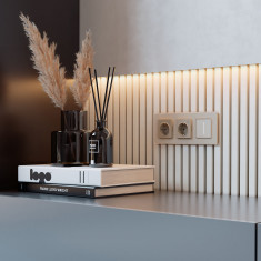 Умный сенсорный диммер (шампань) W3443111 &mdash; Multielectrika