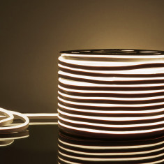 Светодиодный гибкий неон 220 В 9.6 Вт/м 120 Led/м 2835 IP67, односторонний дневной белый 4200 K, 50 м Гибкий неон 220V 9,6W 120Led 2835 IP67 односторонний дневной белый, 50 м &mdash; Multielectrika