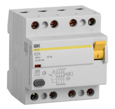 УЗО ВД1-63 4Р 63А 30мА тип AC IEK MDV10-4-063-030 &mdash; Multielectrika