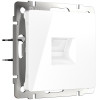 Розетка Ethernet RJ-45 (белая) W1181001 фото 1 &mdash; Multielectrika