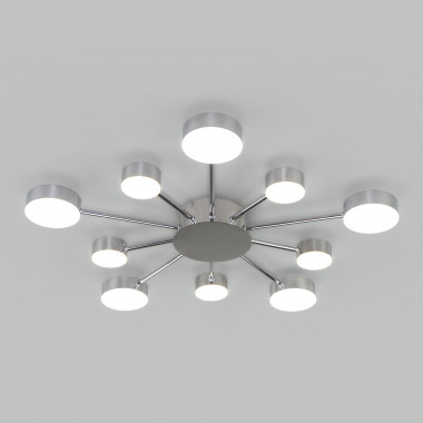 Потолочный светодиодный светильник с пультом управления 90242/10 хром — Multielectrika