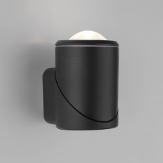 Уличный поворотный светодиодный настенный светильник GIRA U LED IP54 35127/U черный &mdash; Multielectrika